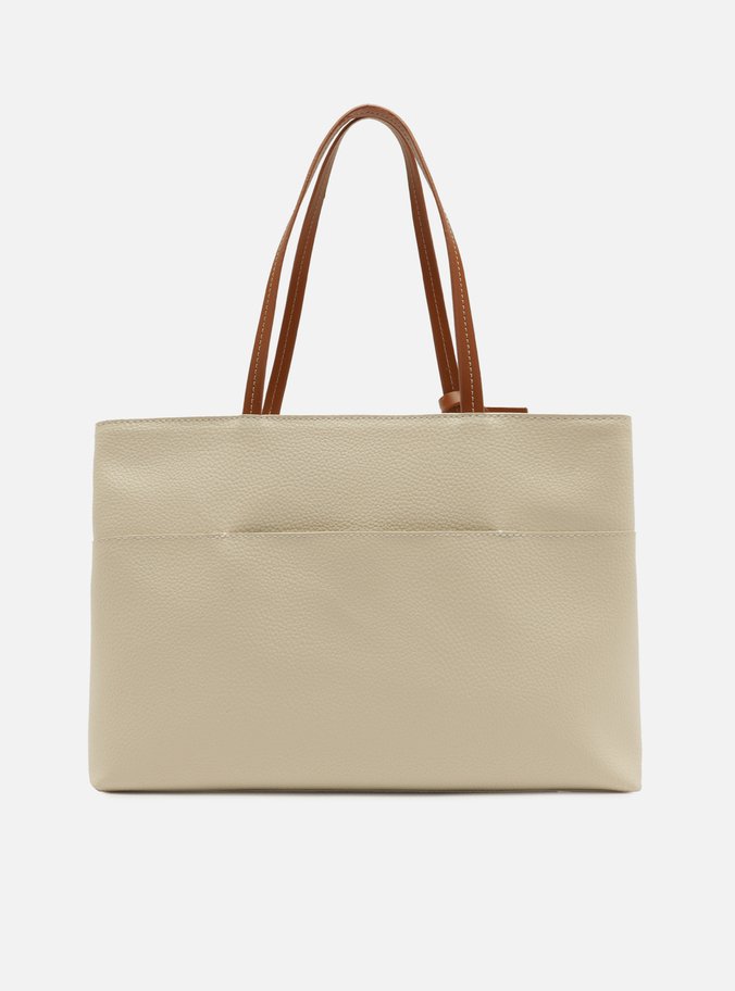 Bolsa Shopping Off-White Grande