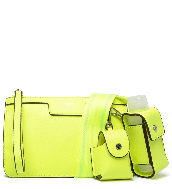 Bolsa arezzo verde limao clearance