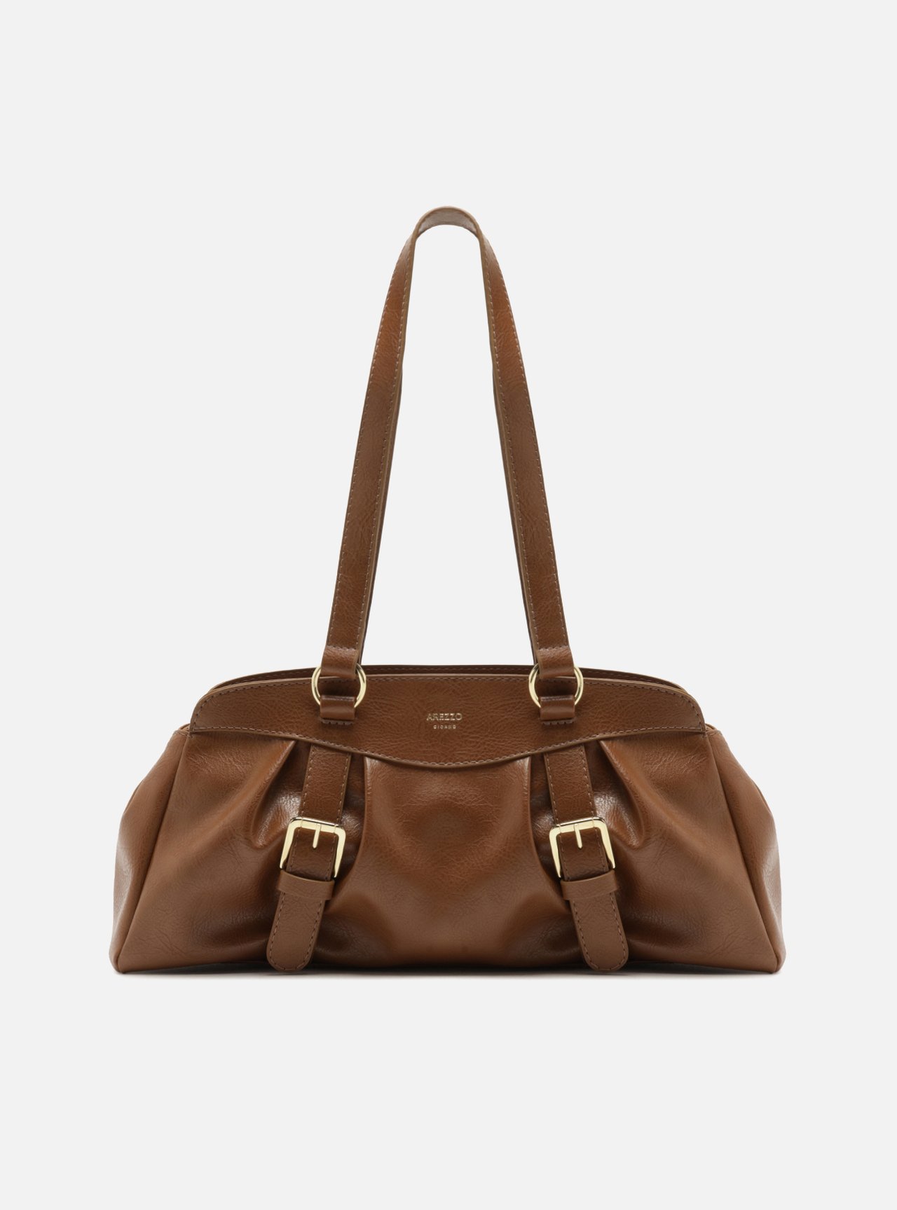 Bolsa Shoulder Marrom Grande Fivela — foto 1