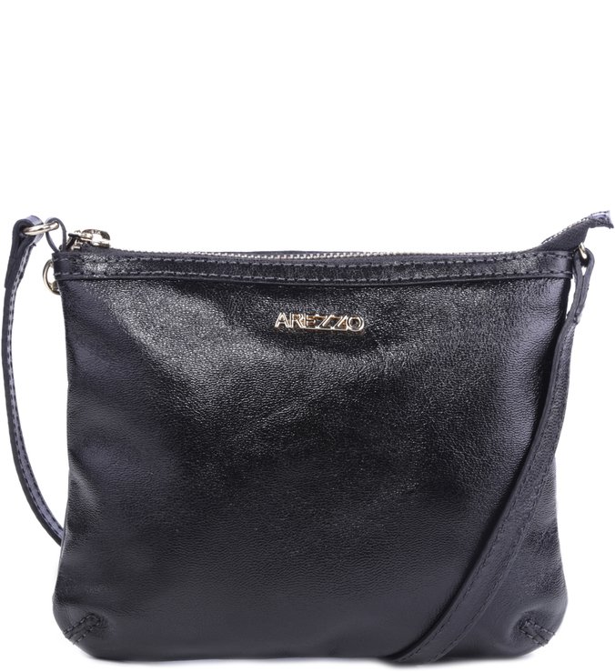 Bolsa Pequena Zíper Preta