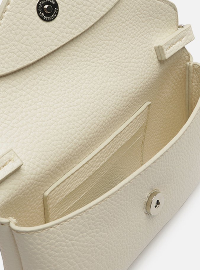 Bolsa Tiracolo Branca Giorno Pequena Envelope