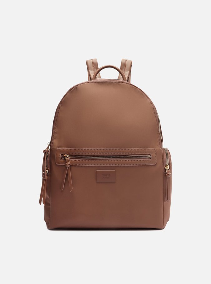 Mochila Rosé Nylon Grande Bolso