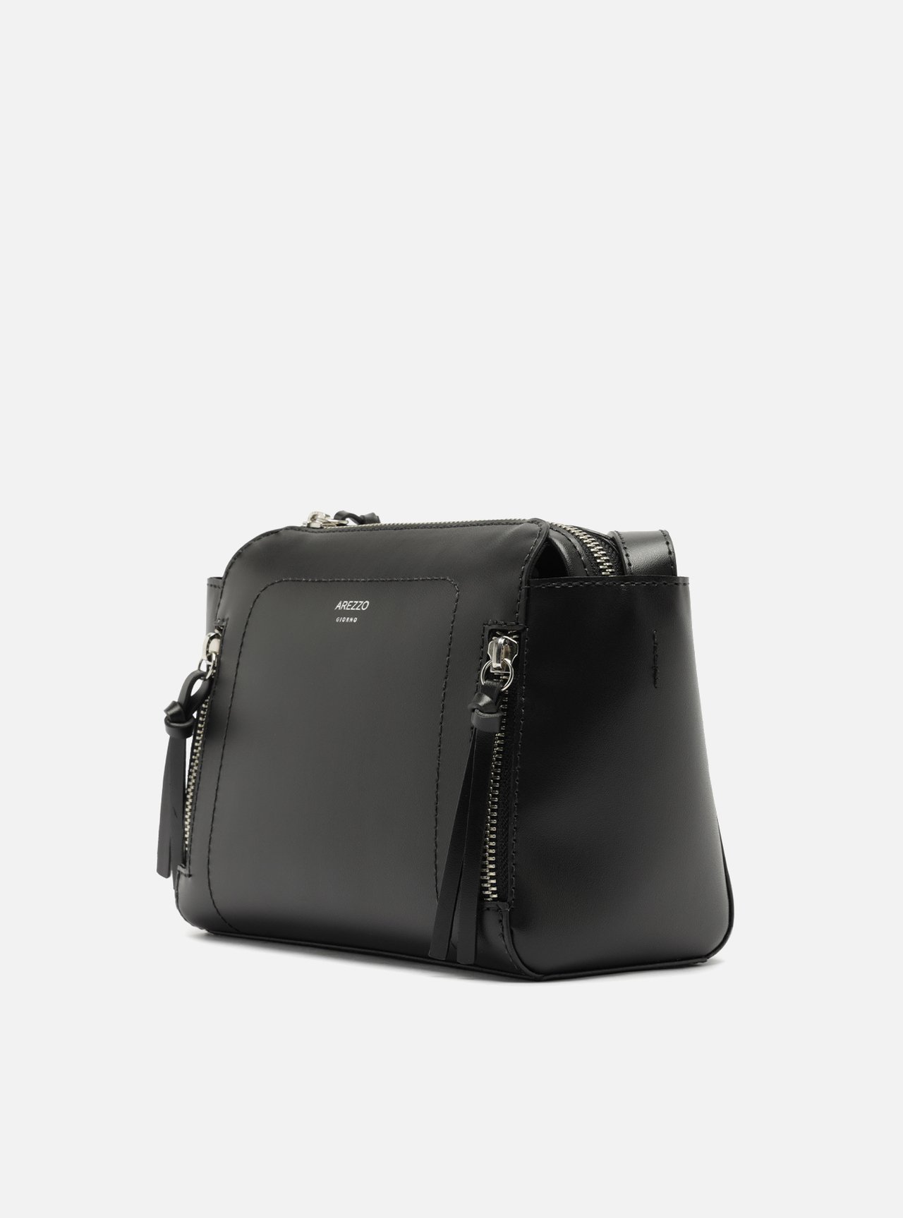 Bolsa Tiracolo Preta Média — foto 2