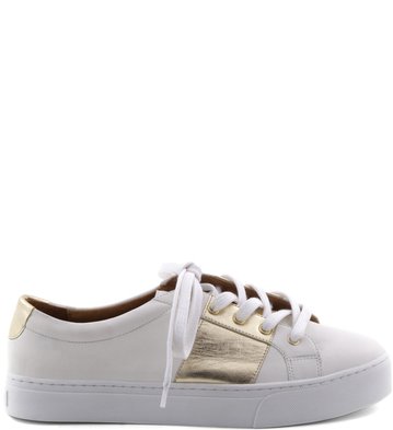 Tenis Listra Metalizada Branco
