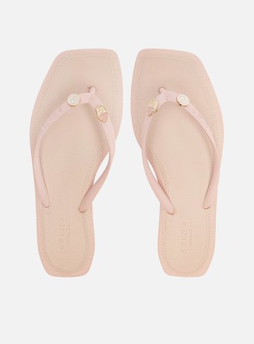 Chinelo Rosa Recouro Square Bacio Di Latte