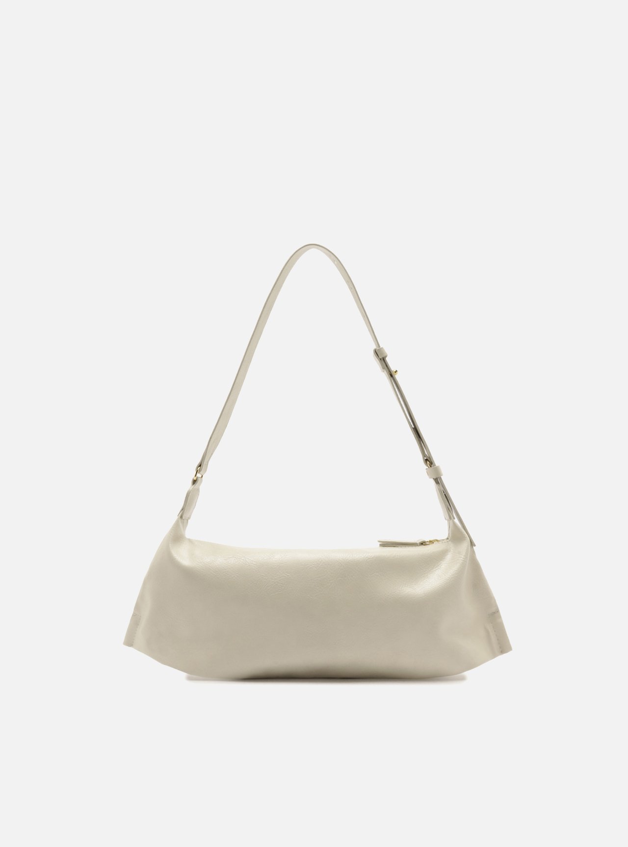Bolsa Shoulder Branca Média Soft Alça Larga — foto 3