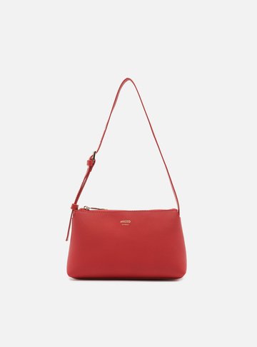 Bolsa Tiracolo Vermelha Pequena Alça Fivela