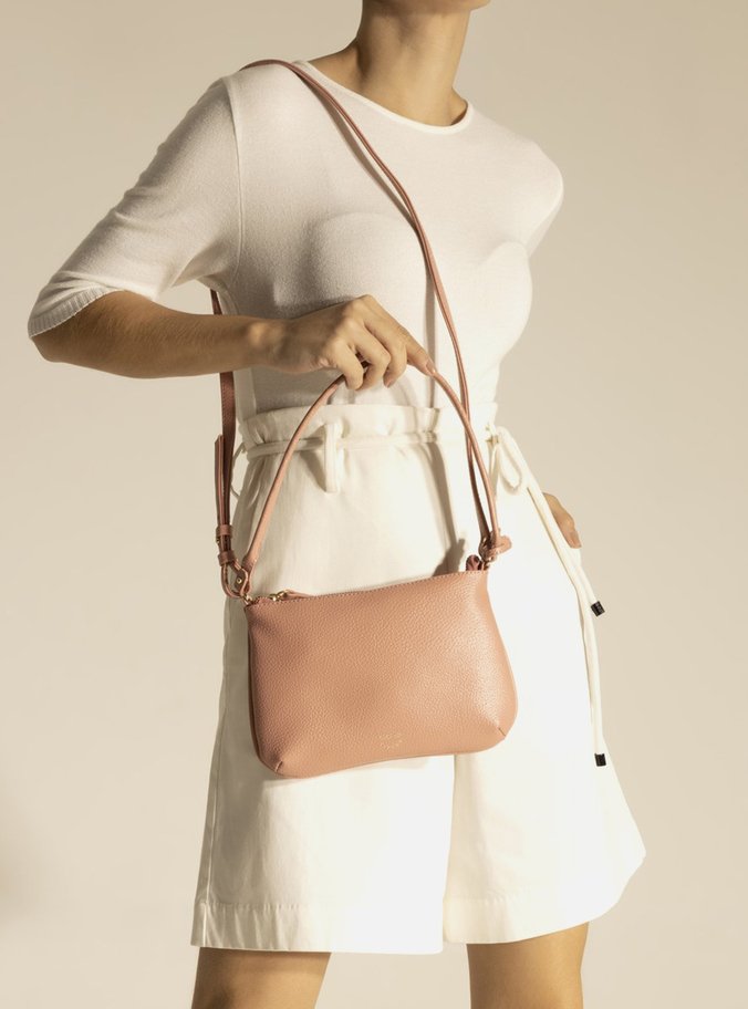 Bolsa Tiracolo Rosa Antigo Luisa Pequena