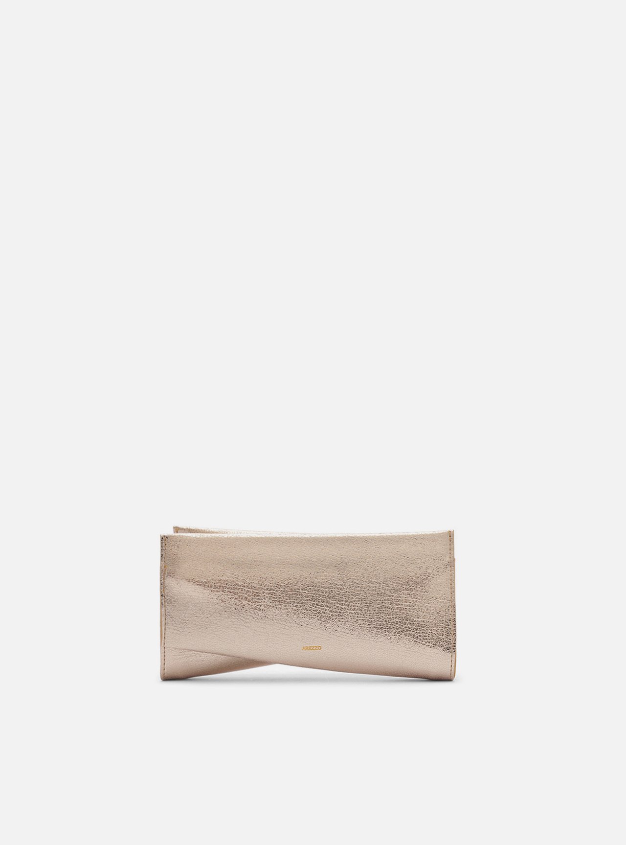 Bolsa Clutch Dourada Pequena Detalhe Dourado — foto 1