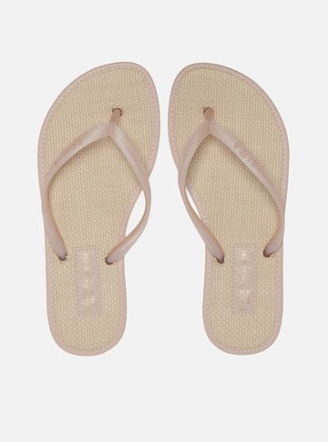 Arezzo — Chinelo de Dedo Nude Palha La Sirene