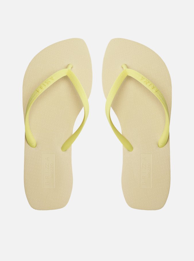 Chinelo de Dedo Amarelo Flash Bicolor Basics