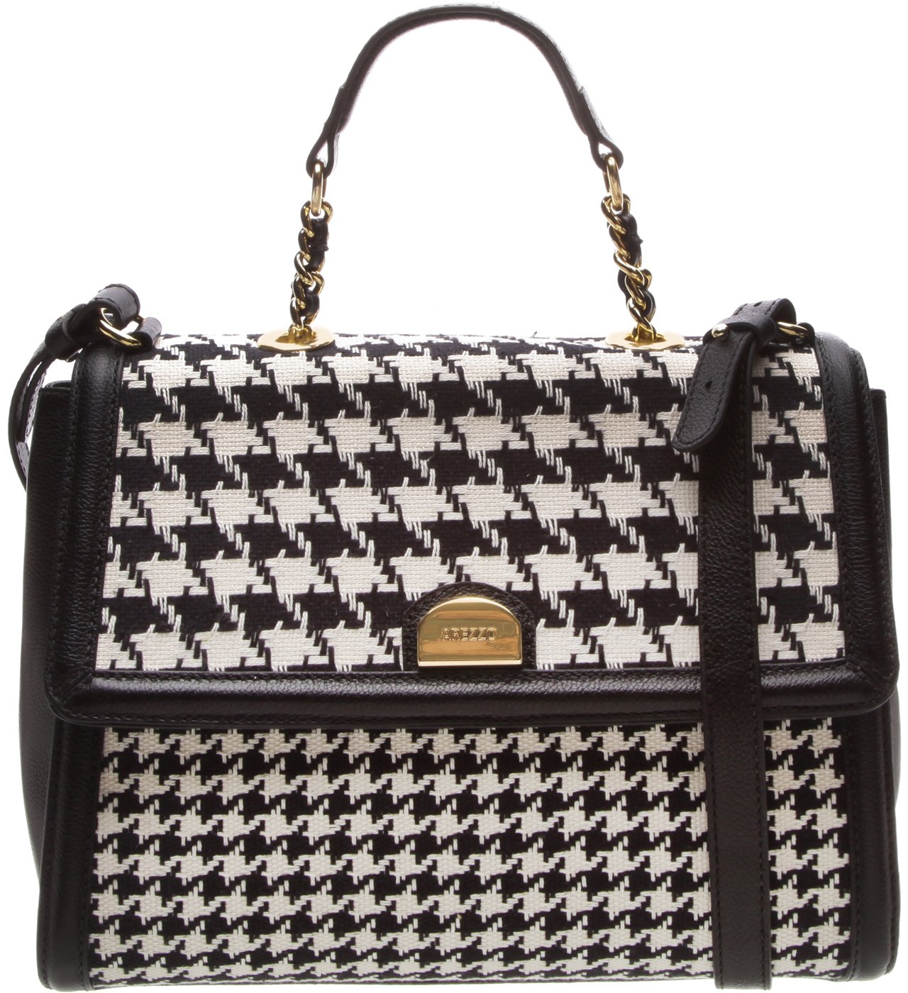 Bolsa Satchel Arcetri Pied de Poule | Arezzo