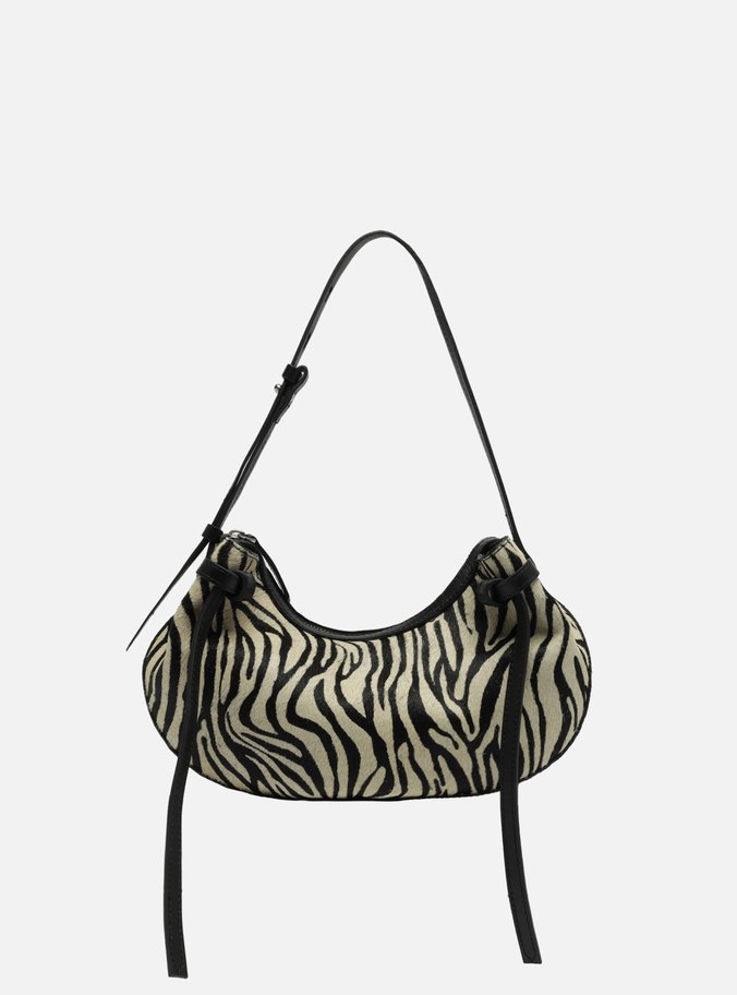 Bolsa Tiracolo Animal Print Média Curve Tiras