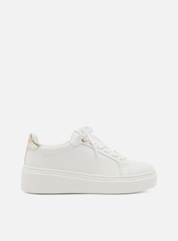 Tênis ZZ Astral Flatform Branco Animal Print