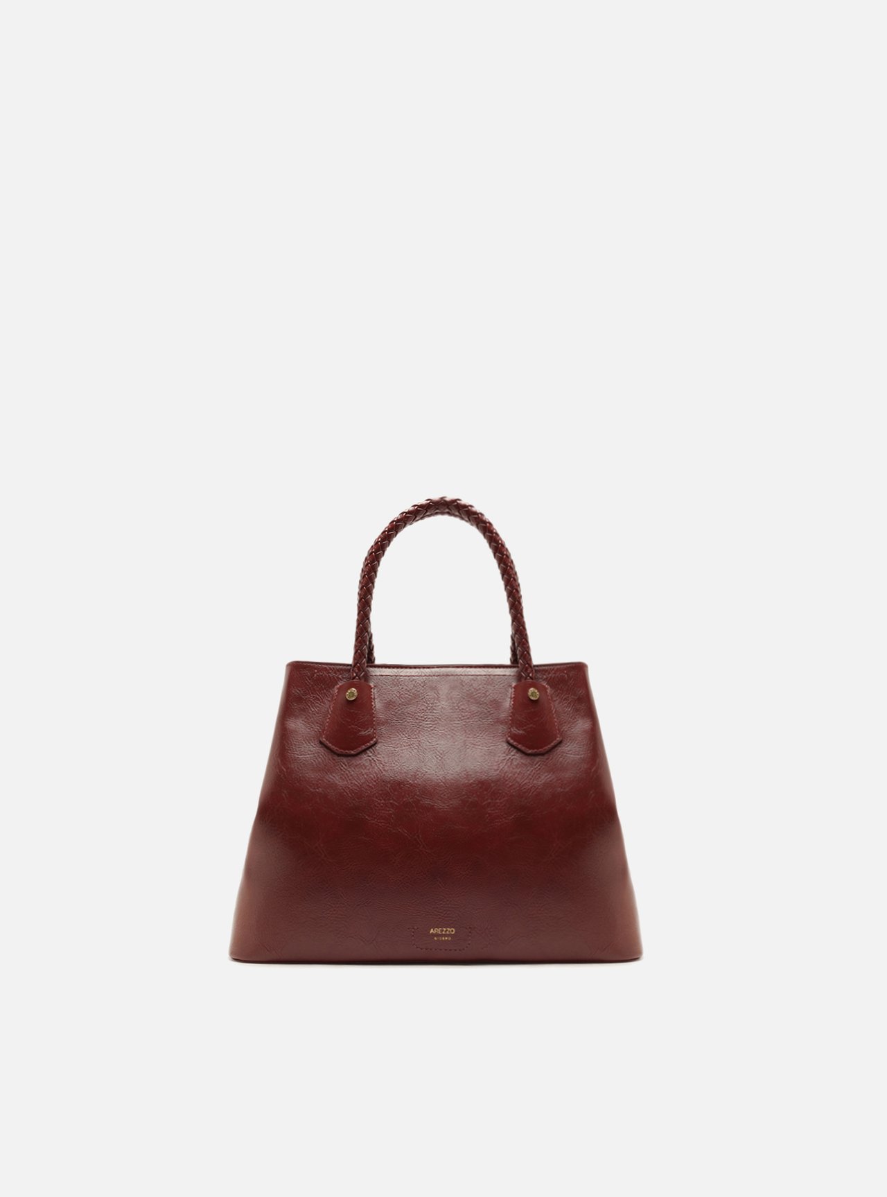 Bolsa Tote Bordô Grande Tressê — foto 1