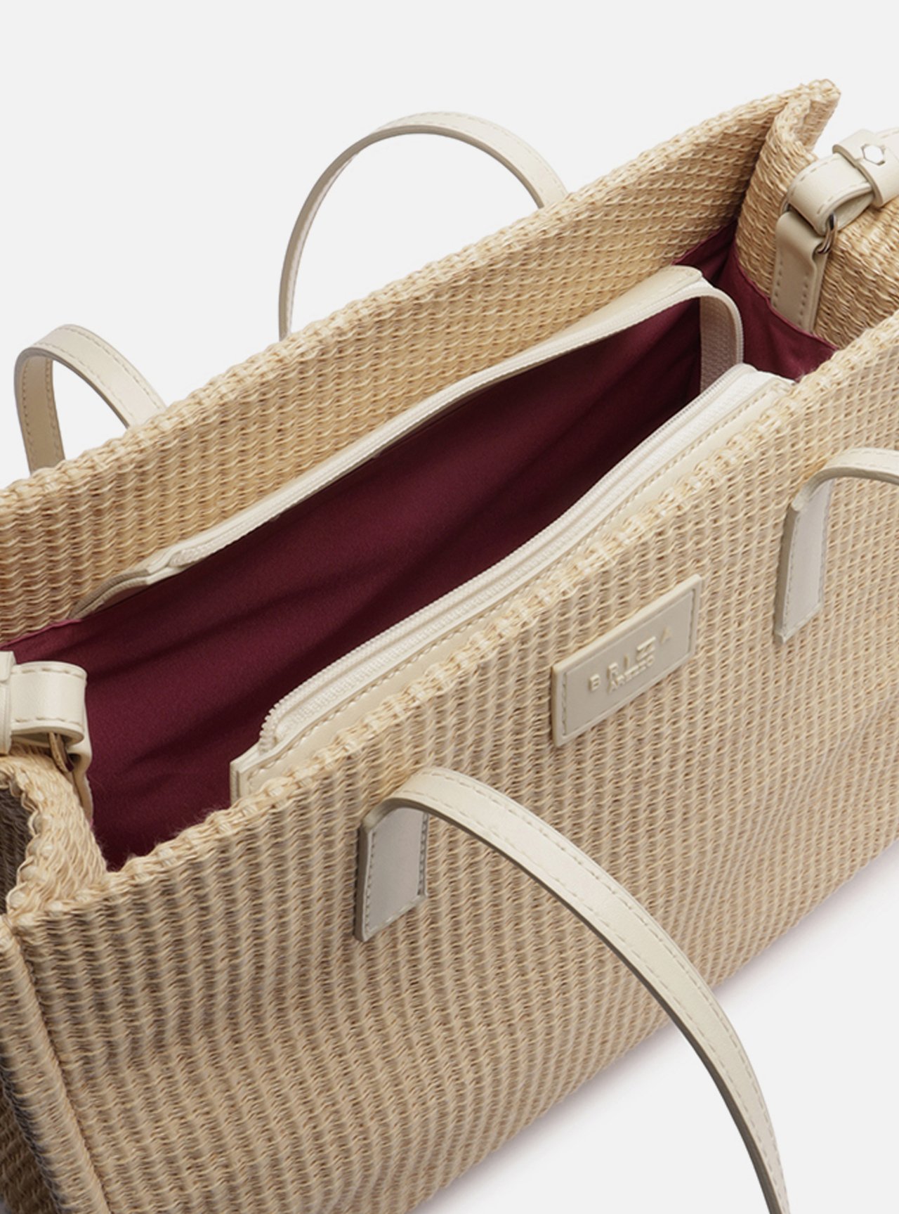 Bolsa Tote Off White Palha Sicília Grande Brizza — foto 4