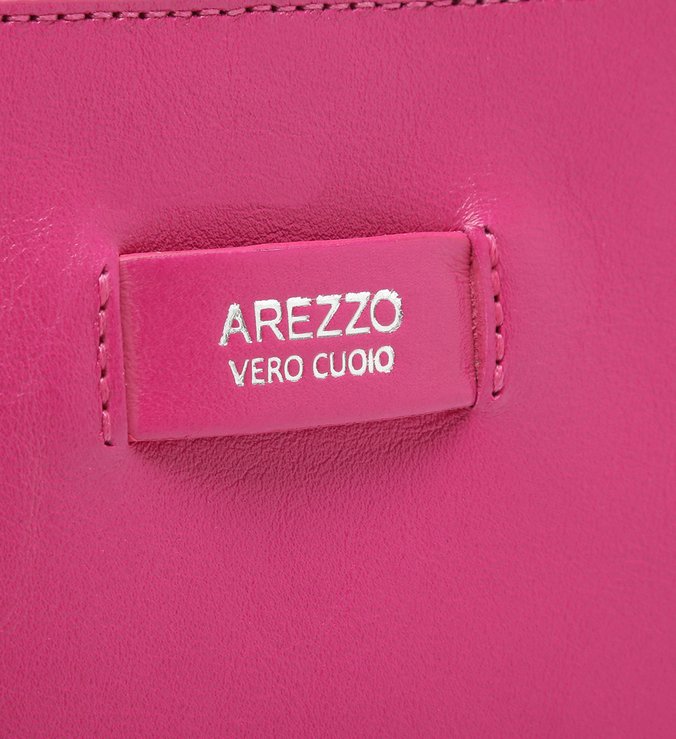 Bolsa Tiracolo Rosa Couro Estruturada Fancy Pink