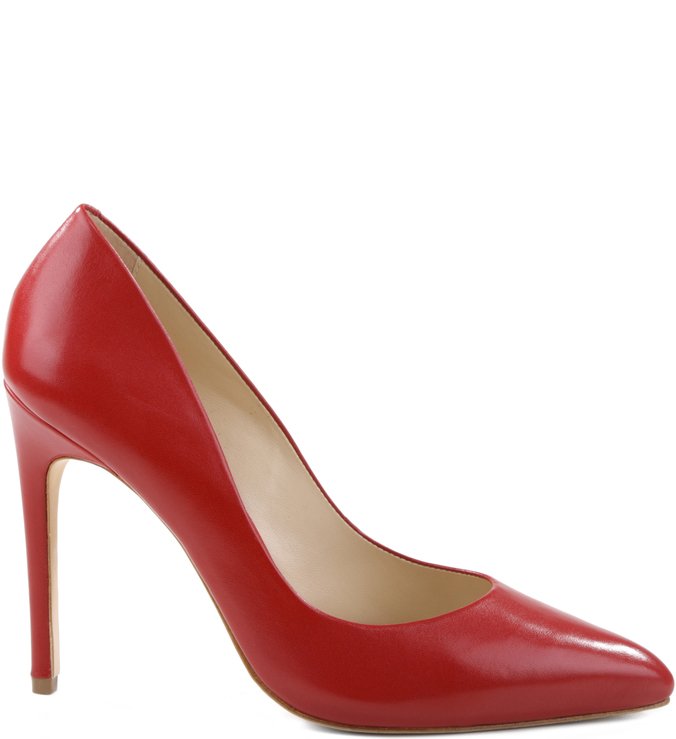 Scarpin Couro Spicy Red