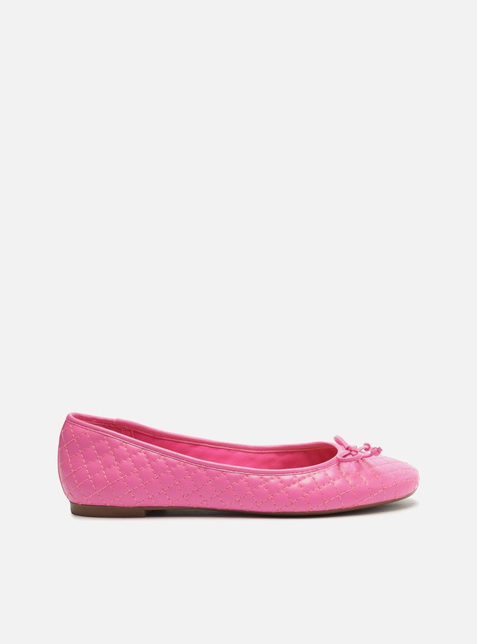 Sapatilha Rosa Matelassê Bico Redondo