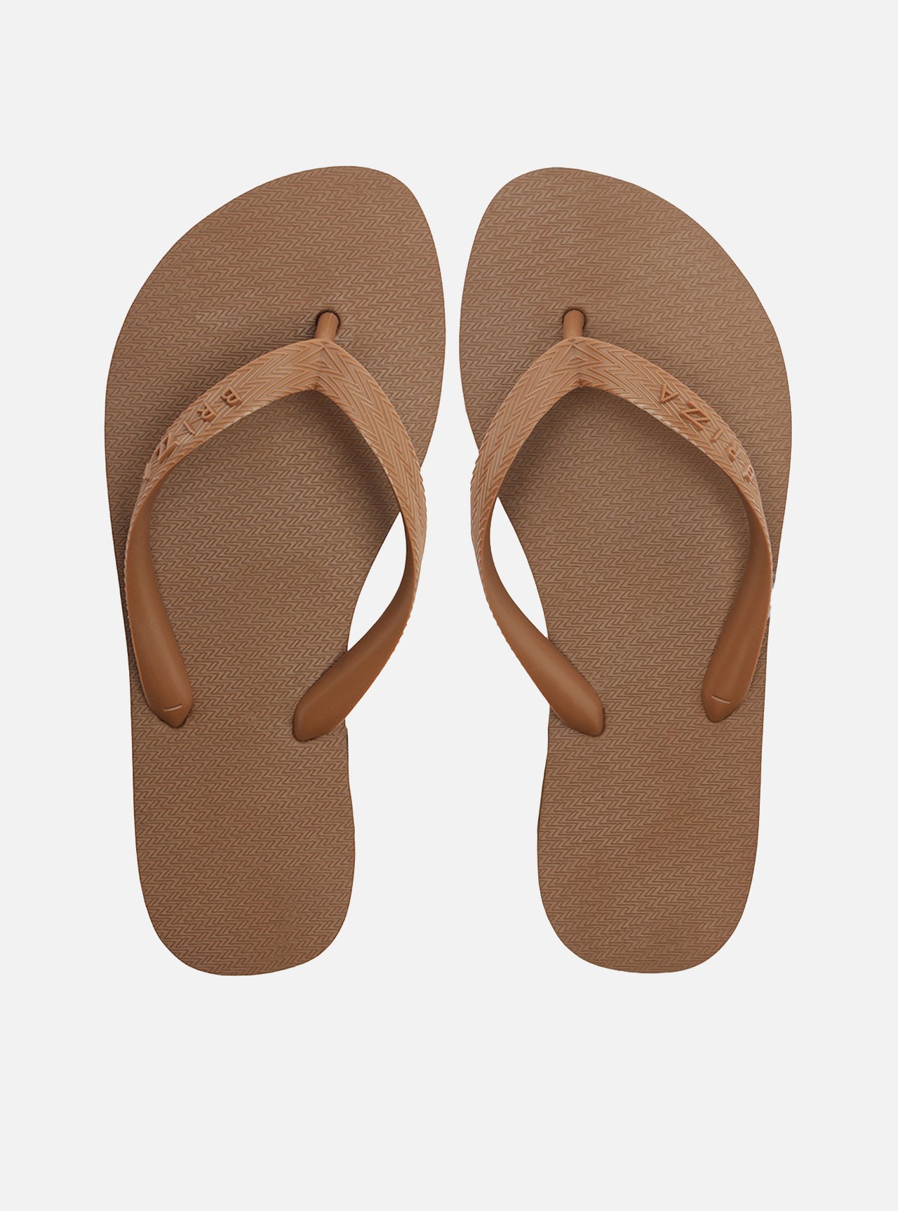 Chinelo de Dedo Marrom Flatform Tiras Brizza — foto 3