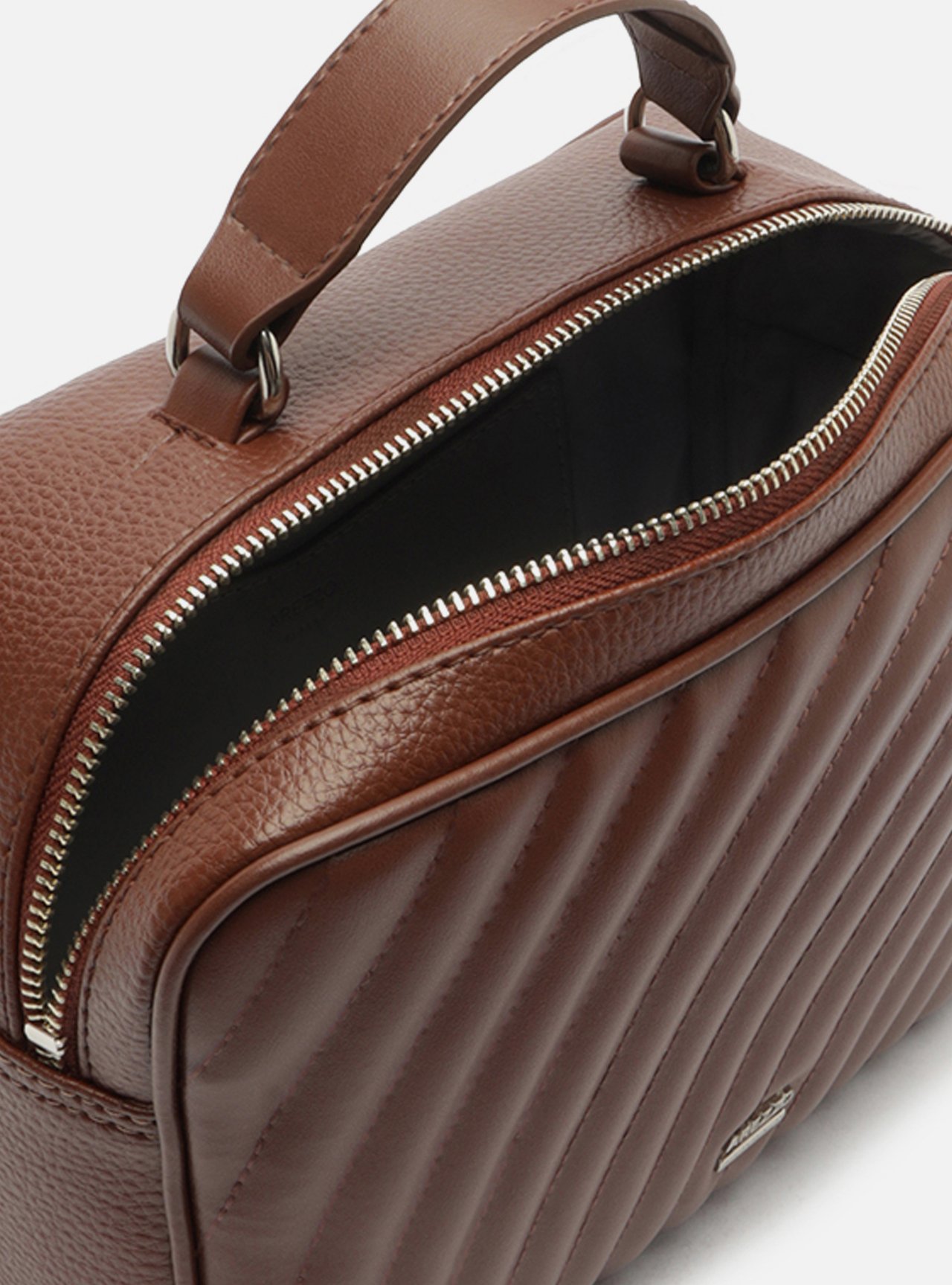 Bolsa Tiracolo Marrom Escura Elisa Média — foto 4