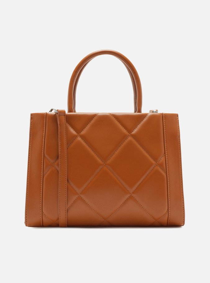 Bolsa Marrom Tote Grande Matelassê