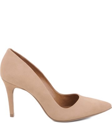 Scarpin Nobuck Pelle