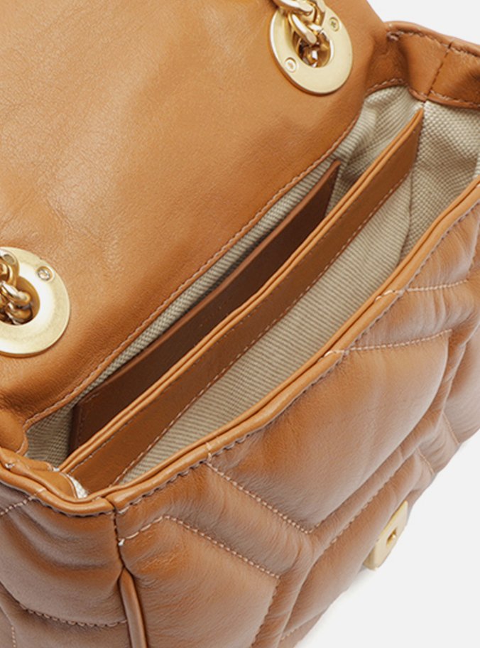 Bolsa Tiracolo Marrom Couro Emma Média