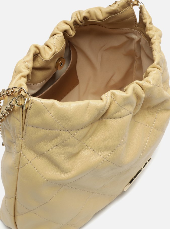 Bolsa Hobo Nude Couro Esther Grande