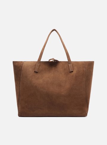 Arezzo — Bolsa Marrom Couro Grande