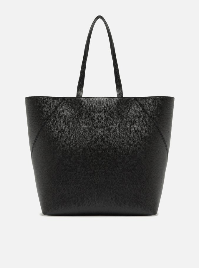 Bolsa Shopping Preta Grande Rebites