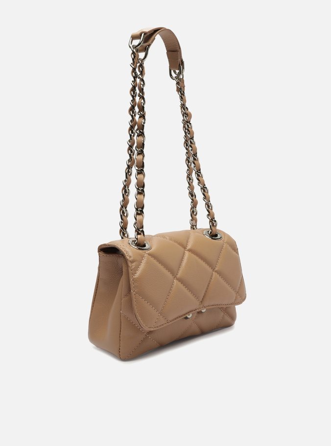 Bolsa Tiracolo Nude Couro Mizz Pequena