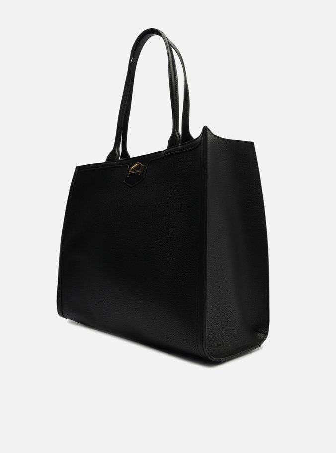 Bolsa Shopping Preta Detalhe Grande