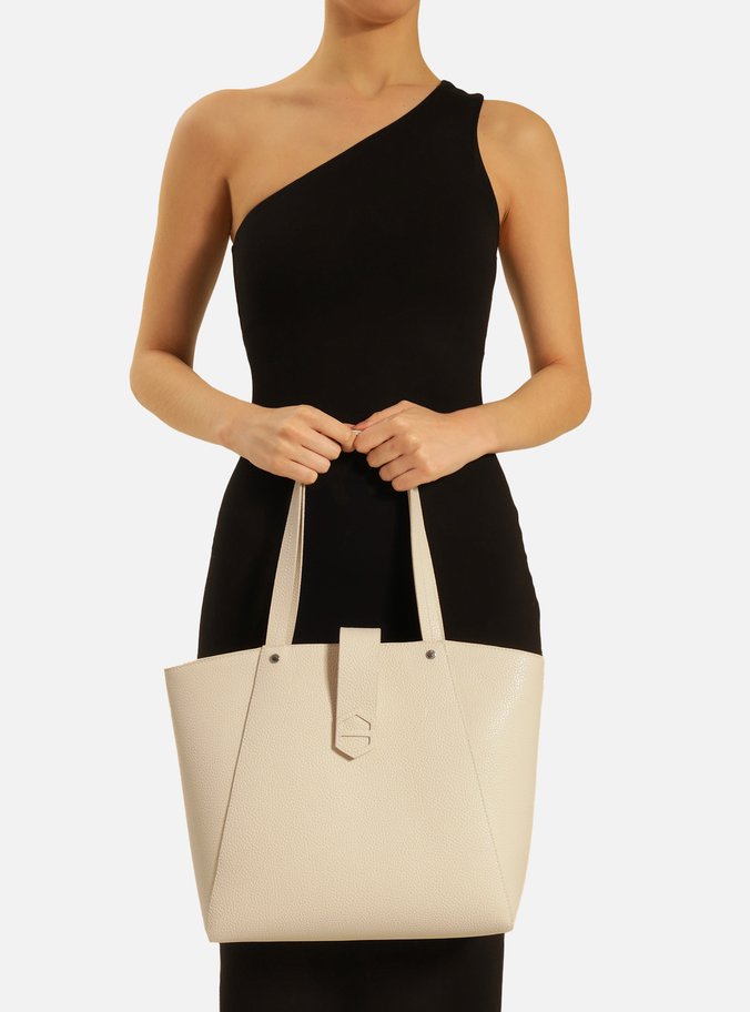 Bolsa Shopping Off-White Grande Basic ID