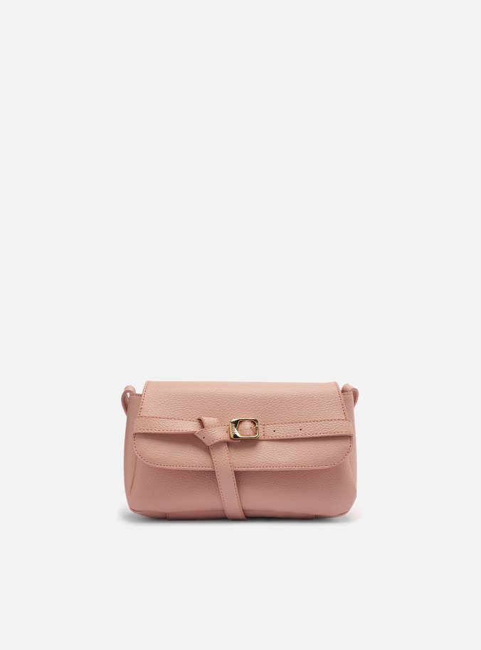 Bolsa Tiracolo Rosa Pequena Fivela