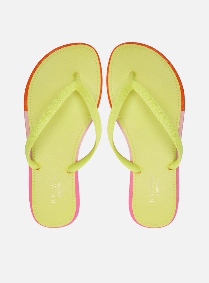 Chinelo de Dedo Multicolorido Brizza Color
