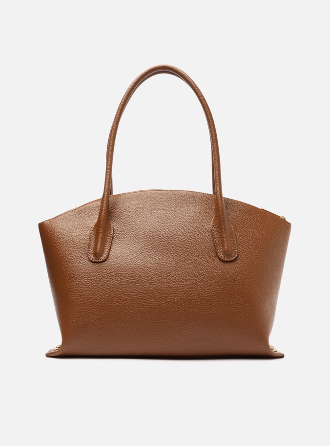 Bolsa Shopping Marrom Grande Ovalada