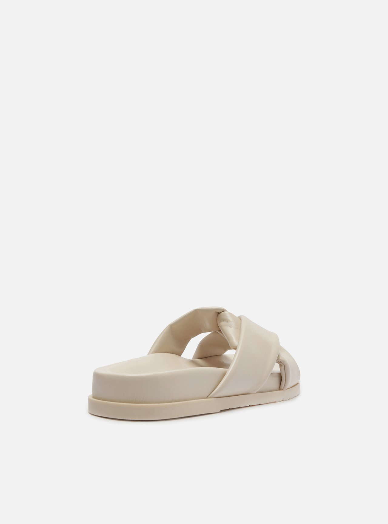 Rasteira Off-White Tiras Largas Enlace — foto 3