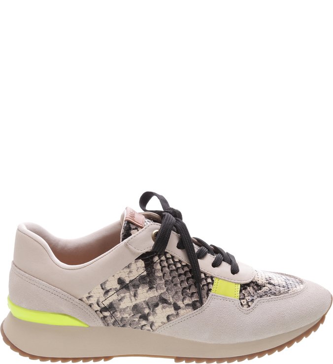 Tênis Nappa Acamurçado Animal Print Snake