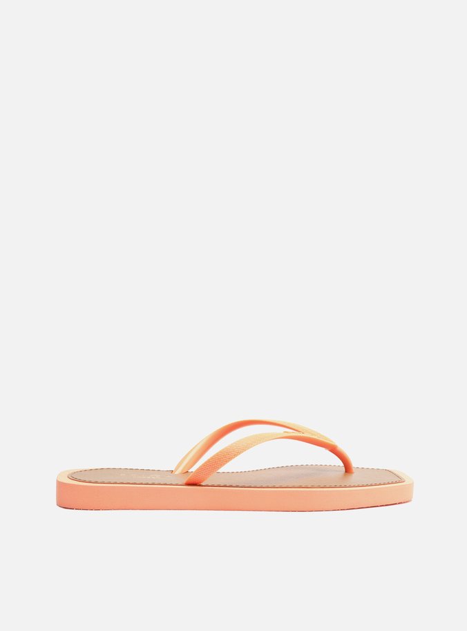 Chinelo de Dedo Laranja Square Recouro Brizza