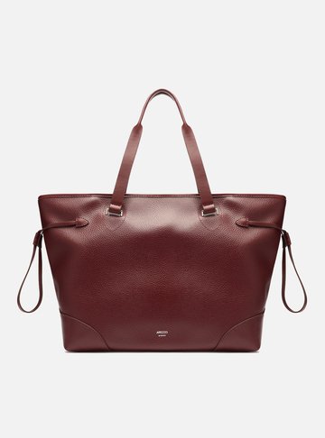 Bolsa Shopping Vermelha Grande Cantoneiras