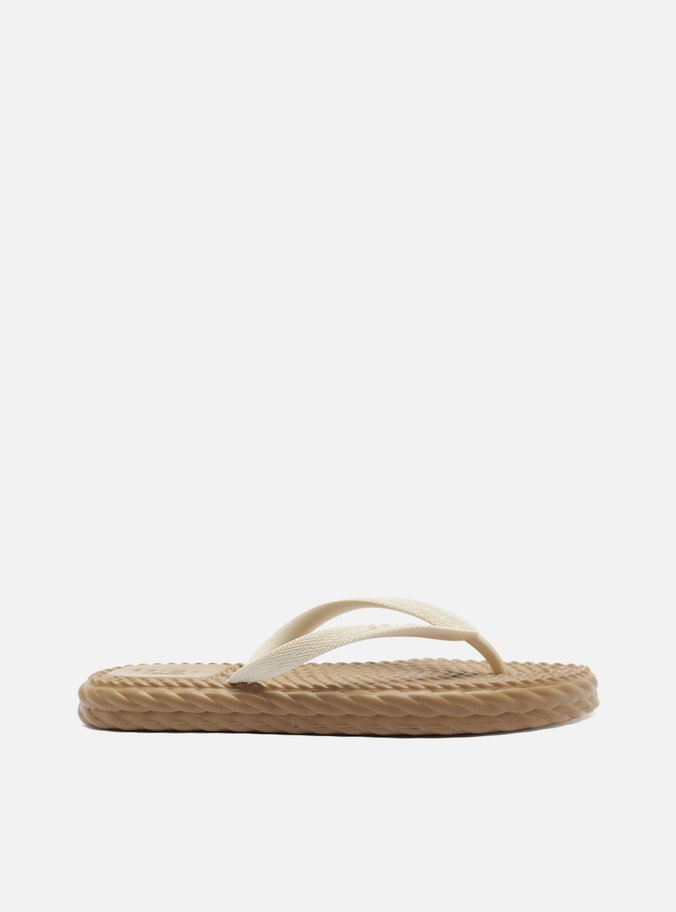 Chinelo de Dedo Branca Flatform Tressê Brizza