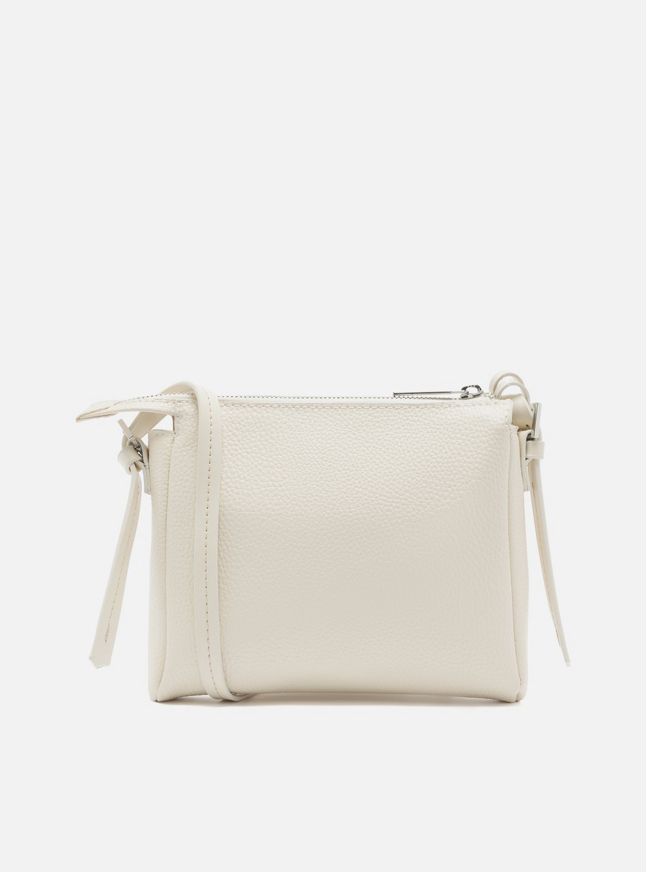Bolsa Tiracolo Off-White Média — foto 3