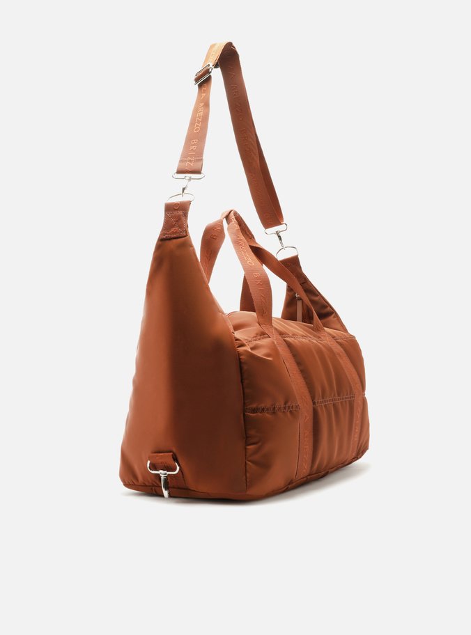 Mala Marrom Nylon Gigi Sporty Grande