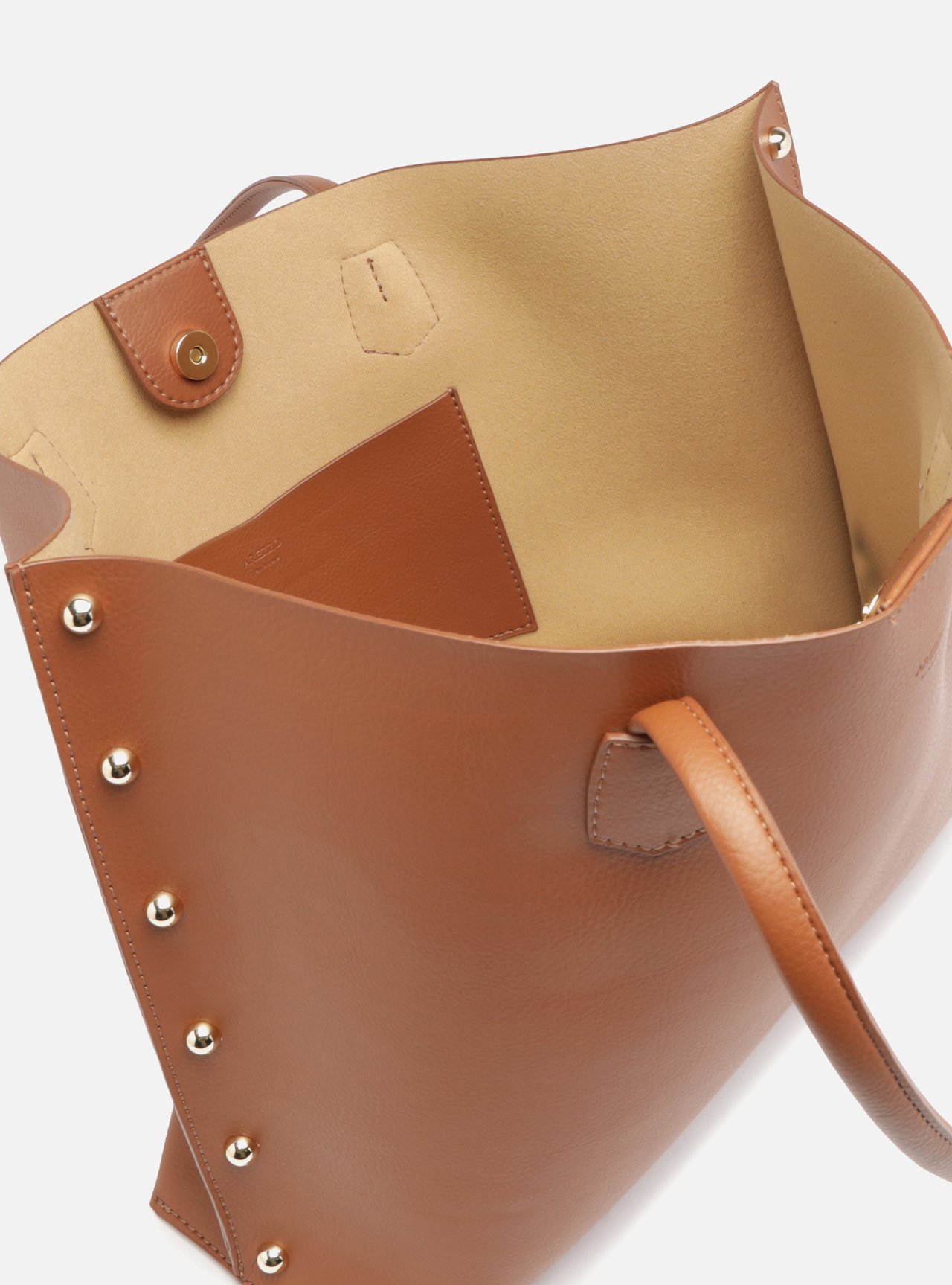 Bolsa Shopping Marrom Média — foto 4