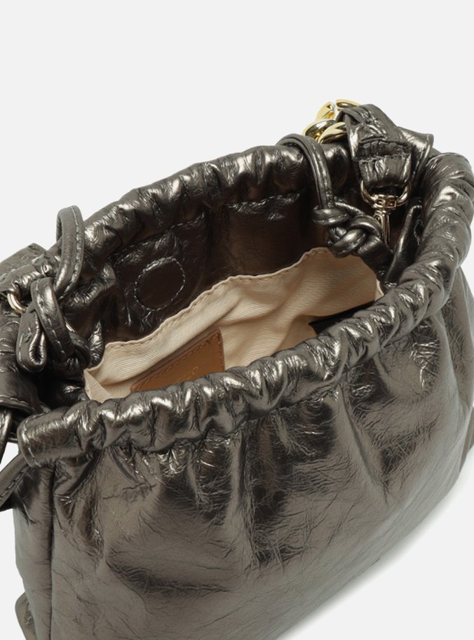 Bolsa Prata Bucket Pequena