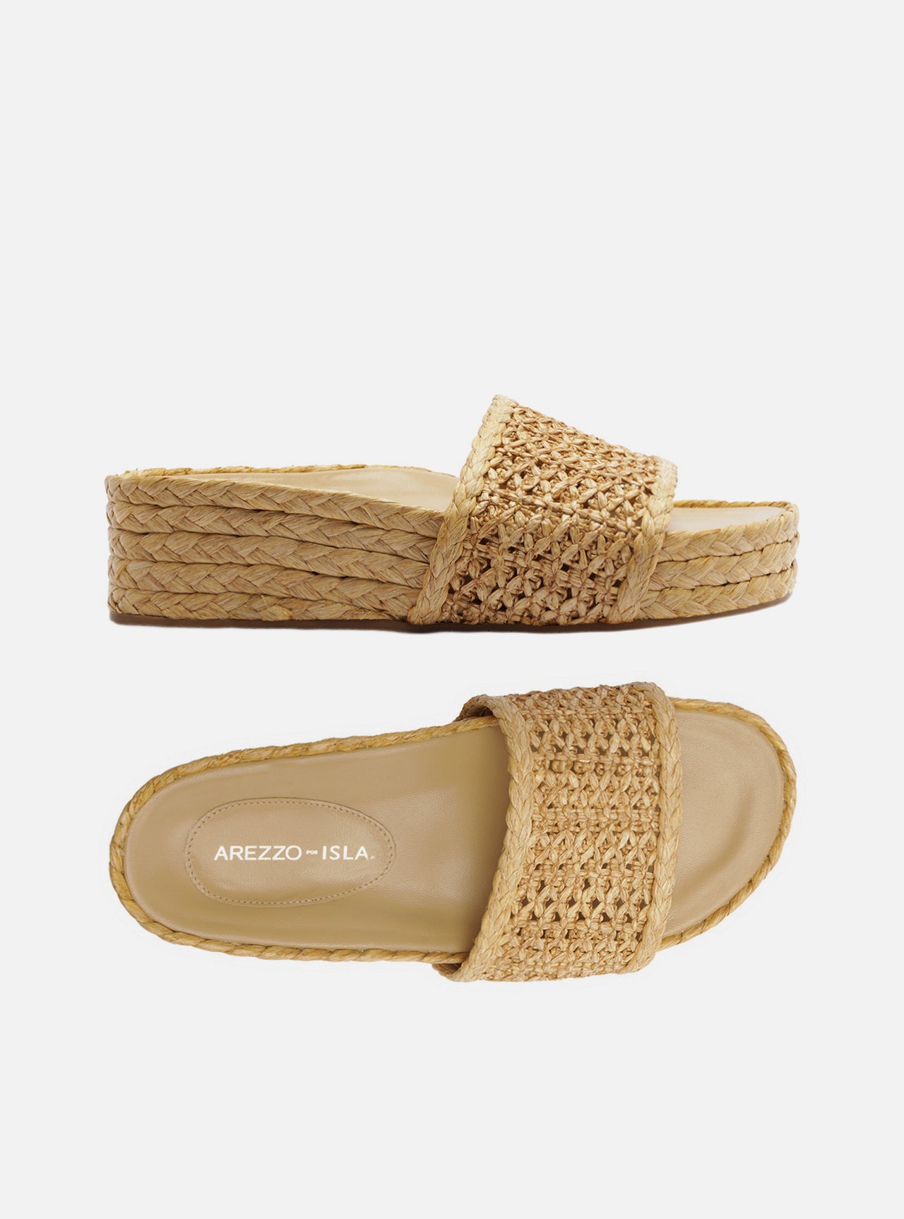 Tamanco Palha Natural Flatform Tira — foto 5