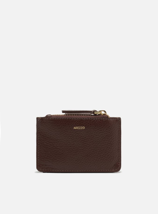 Porta-Cartões Marrom Couro Bolso ARZ