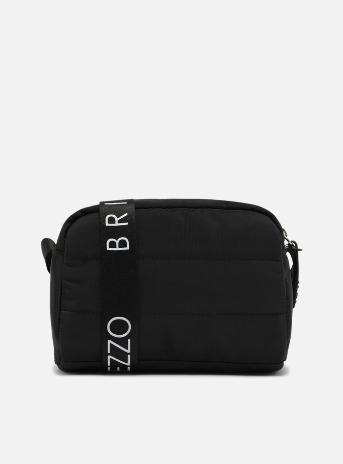 Bolsa Tiracolo Preta Nylon Puffer Gigi Pequena