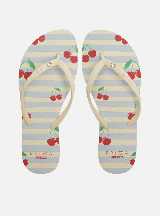 Chinelo de Dedo Azul Essential Cereja